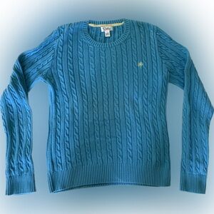 Vintage Lilly Pulitzer Cable knit sweater L